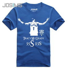 Load image into Gallery viewer, Letter Printed Men T Shirt Cotton Short Sleeve Casual Tracy McGrady Jersey Tees Plus Size Camisetas T-Shirts Hipster Tops A1566