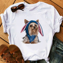 Load image into Gallery viewer, 2020 Little Yorkshire Terrier Dog T Shirt Women Summer Tops Lovely Print Girls Tee Shirt Animal T-shirt Dog Lover Gift Camiseta