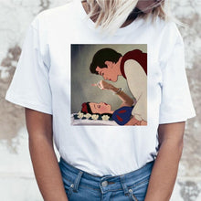 Load image into Gallery viewer, Snow White Harajuku t shirt top tee shirts women female cartoon tshrit t-shirt O-Neck kawaii Graphic ulzzang funny summer casual
