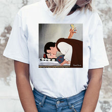 Load image into Gallery viewer, Snow White Harajuku t shirt top tee shirts women female cartoon tshrit t-shirt O-Neck kawaii Graphic ulzzang funny summer casual
