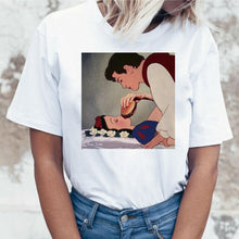 Load image into Gallery viewer, Snow White Harajuku t shirt top tee shirts women female cartoon tshrit t-shirt O-Neck kawaii Graphic ulzzang funny summer casual

