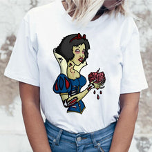 Load image into Gallery viewer, Snow White Harajuku t shirt top tee shirts women female cartoon tshrit t-shirt O-Neck kawaii Graphic ulzzang funny summer casual
