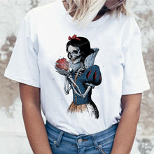 Load image into Gallery viewer, Snow White Harajuku t shirt top tee shirts women female cartoon tshrit t-shirt O-Neck kawaii Graphic ulzzang funny summer casual
