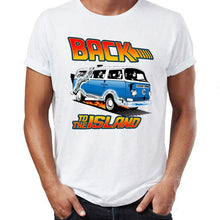 Load image into Gallery viewer, Hip Hop Men T-shirts Lost Back To The Future Funny Dharma Initiative Mashup Street Guys Tops &amp; Tees Swag 100% Cotton Camiseta
